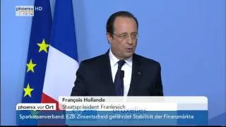 Abschluss G7-Gipfel: Francois Hollande am 05.06.2014