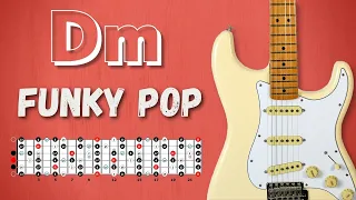 Bouncy Funk Pop Groove Guitar Backing Track in Dm