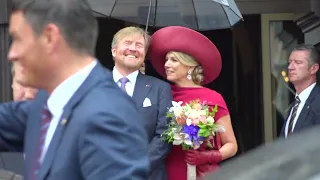 Nederland VS België - royals bezoeken Antwerpen