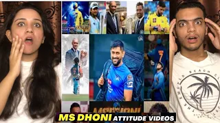 MS Dhoni Cool Attitude Videos || Ms Dhoni Full attitude || Pakistani Reaction