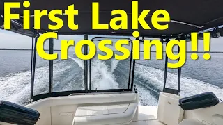First Lake Crossing! Official Sea Trial, Sea Ray Sundancer