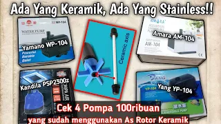 As Rotor udah keramik atau masih Stainless?? Pompa Aquarium 104 (2000 L/H)