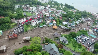 熱海で大規模土石流