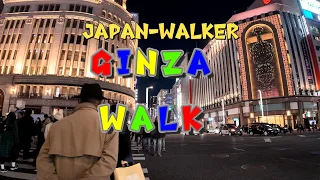 4K-Tokyo Ginza Yurakucho Walking In Tokyo Japan Tour Guide