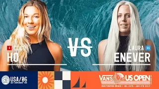 Coco Ho vs. Laura Enever - Round Two, Heat 6 - Vans US Open 2017 (W)