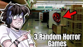 NO JOKE, I SH!T MYSELF PLAYING THESE HORROR GAMES | Three Random Horror Games