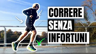 I 9 "Comandamenti" per Correre Senza Infortunarsi