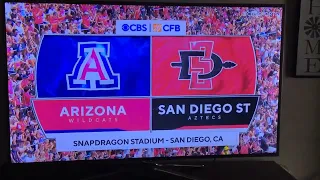 CFB on CBS intro Arizona at San Diego State