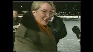 Bingolottohästen Serena & Örjan Kihlström vinner "Sören Nordins lopp" på Solvalla  22 december 1993.