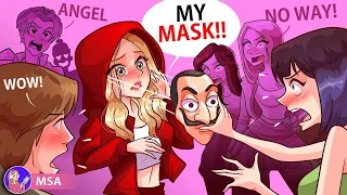 No One Knew I Am The Prettiest Girl, Until I Remove My Mask | Daily Animated Stories