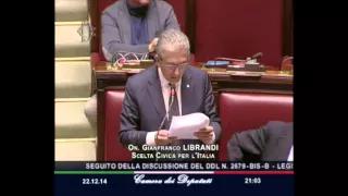 22 Dicembre 2014 - Gianfranco Librandi - Dichiarazione di voto Legge di Stabilità 2015