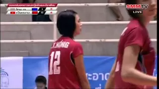 Volleyball U18 - Thailand 3-0 Vietnam [Southeast Asian] 25-09-2012