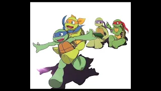 tmnt~Mikey/Leo hold on