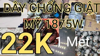 21/04 Lô Chống Giật Mỹ  22k 1 Mét, Bơm rửa xe Pin Anh Quốc,Led Siêu Sáng Hàn quốc 12v, Hàng nhật bãi