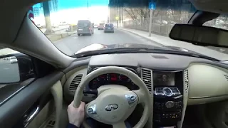 За рулем Infiniti FX35 в ГОРОДЕ. дутая КАБЫЛА за 850 000 р.