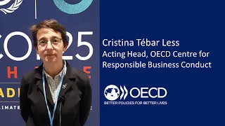 COP25 video interview with Cristina Tebar Less, OECD