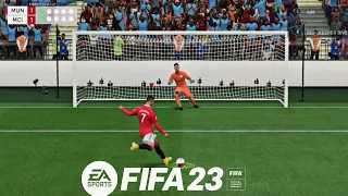 FIFA 23 | Manchester United vs Manchester City [ PENALTY SHOOTOUT ] Gameplay PS4