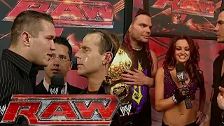 Randy Orton, Shawn Michaels & The Hardy Boyz Backstage Segments After WrestleMania RAW Apr 04,2007