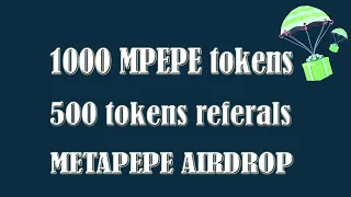 Мега крутая раздача MPEPE токенов в простоом METAPEPE Airdrop