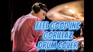 FEEL GOOD INC. -GORILLAZ- DRUM COVER POR MATEO- DRUMS SAMPLE DAY 07/08/22