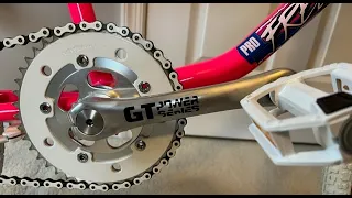 How to install GT Power Series 3 piece cranks (1986-1990)