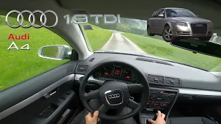 Audi A4 B7 1.9 TDI POV Driving