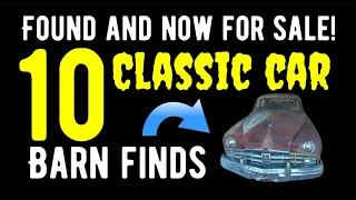 SHOCKING, BUT TRUE! CHECK OUT THESE RARE CLASSIC CAR BARN FINDS FOR SALE HERE IN THIS VIDEO