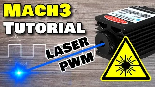 Mach3 Tutorial - Modulo laser PWM con G-CODE M3 - Configurazione parametri di potenza