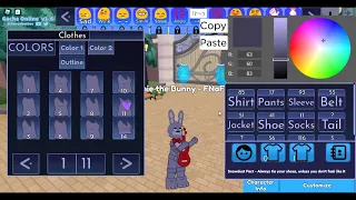 How to make canon Bonnie in Gacha Online (no credit needed!)