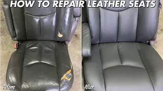 How to Correctly Repair Cracked and Damaged Leather or Vinyl Car Seats