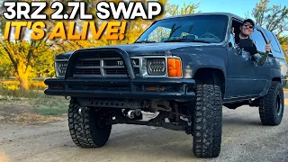 3RZ Swapped 4Runner FINALLY RUNS! Transmission Installed, New Carpet Kit, Interior Finished!