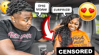 Picking Up My Fiancé With No Pants On To See His Reaction! *GOES TOO FAR*