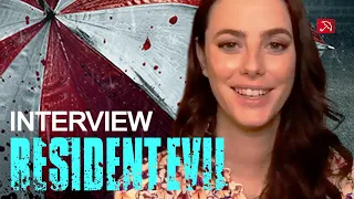 Kaya Scodelario RESIDENT EVIL: WELCOME TO RACCOON CITY interview | Claire Redfield