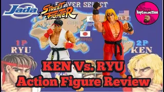 Street Fighter II Ken Vs. Ryu Who Wins?! Jada Toys Action Figure Review