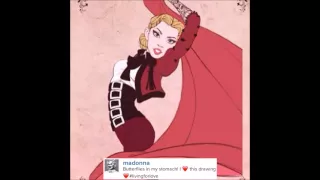 Madonna Living for love (REMIX)  live in Le Grand Journal in Paris