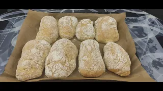 An old recipe for homemade ciabatta! Ciabatta in 2 hours - a simple recipe!