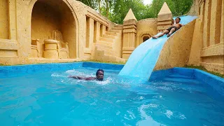 How to Build Millionaire Waterslide Temple House