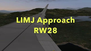 X-Plane Genoa (LIMJ) RW28 arrival