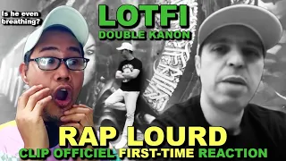 FIRST-TIME REACTION - LOTFI DOUBLE KANON RAP LOURD CLIP OFFICIEL