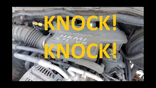 5.7 Hemi Problems BAD ENGINE NOISE MOTOR ROD KNOCK SPUN MAIN BEARING FAILURE TICK TICKING SOUND CAM
