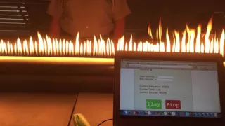 Fire waves - Seeing sound in flame - Ruben's Tube