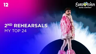 Eurovision 2024: 2nd Rehearsals | My Top 24 (So Far)