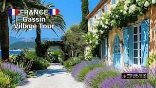 Explore Gassin 🇫🇷 A Relaxing French Village Tour in 4k video - visit Provence, France