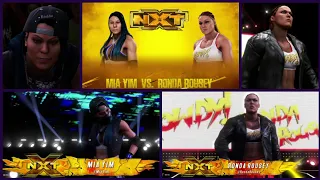 WWE 2K20 Mia Yim VS Ronda Rousey