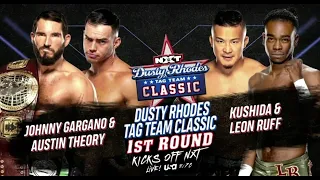 Johnny Gargano & Austin Theory vs Kushida & Leon Ruff (Full Match Part 1/2)