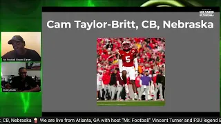 🏈 NFL Draft Prospect: Cam Taylor-Britt, CB, Nebraska with Vincent Turner and Bobby Butler