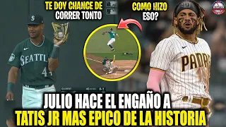 Así fue como Julio Rodriguez Le HIZO el ENGAÑO más ÉPICO de la HISTORIA a FERNANDO TATIS JR | MLB