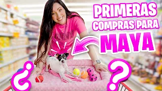 PRIMERAS COMPRAS para MAYA Perrito Bebé 🐶 HAUL Puppy Shopping Spree 😅 Sandra Cires Art