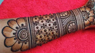 Very Easy Hand Mehendi Design Tutorial || Draw This Lovely Heena art