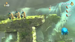 57 - Rayman Legends - История жабы - "Замок в небесах" Захвачена